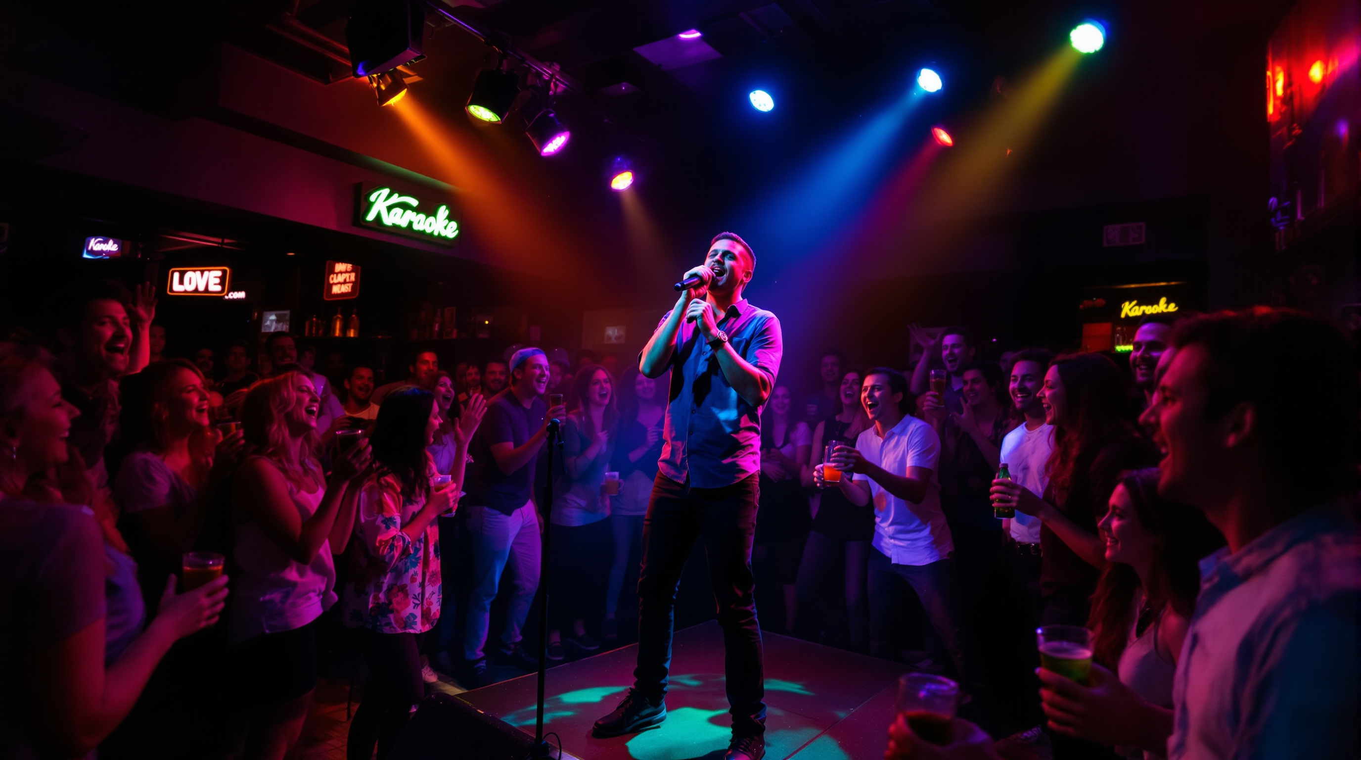 Saturday karaoke night with DjBe at The Harp Wilmington
