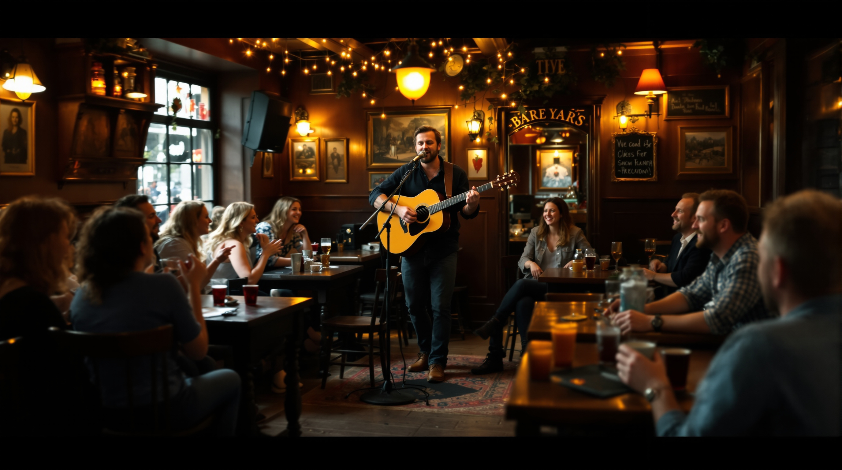 Friday night live music at The Harp Irish pub Wilmington NC